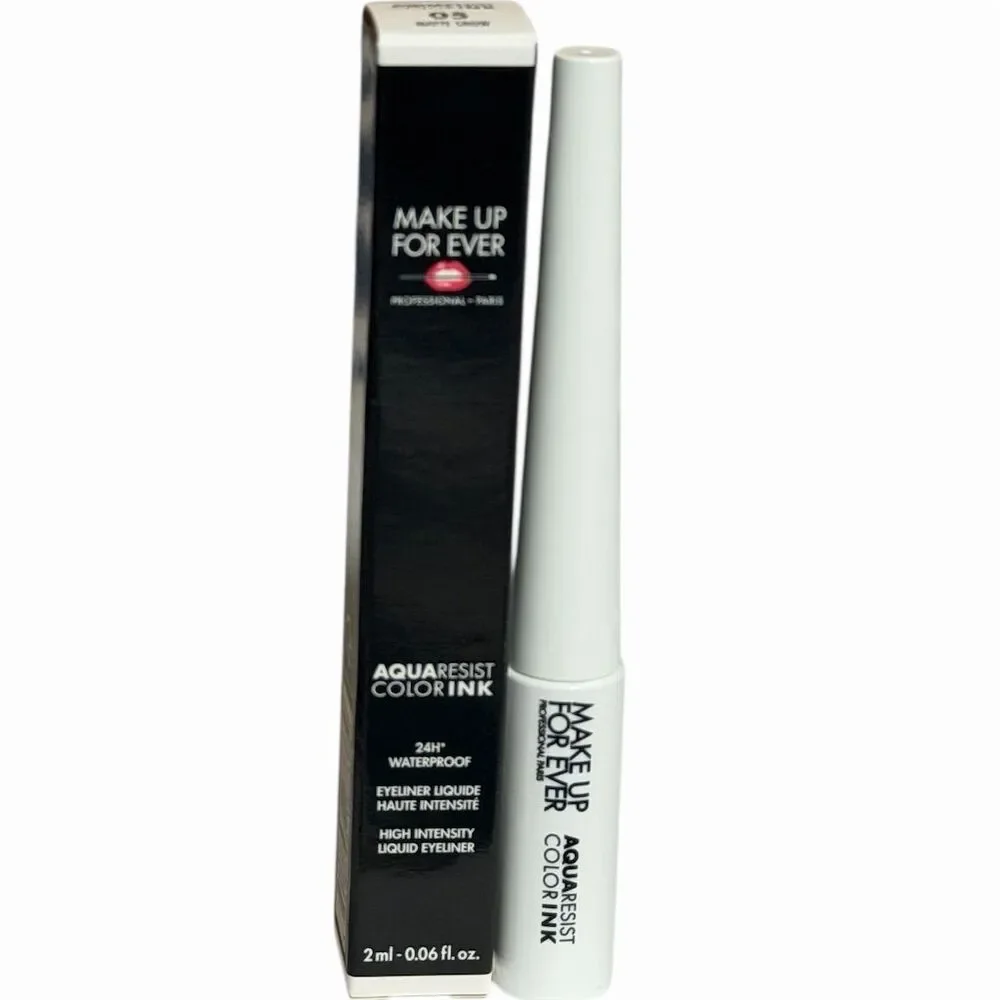 Make Up For Ever Aqua Resist Liquid Eyeliner Matte White Waterproof